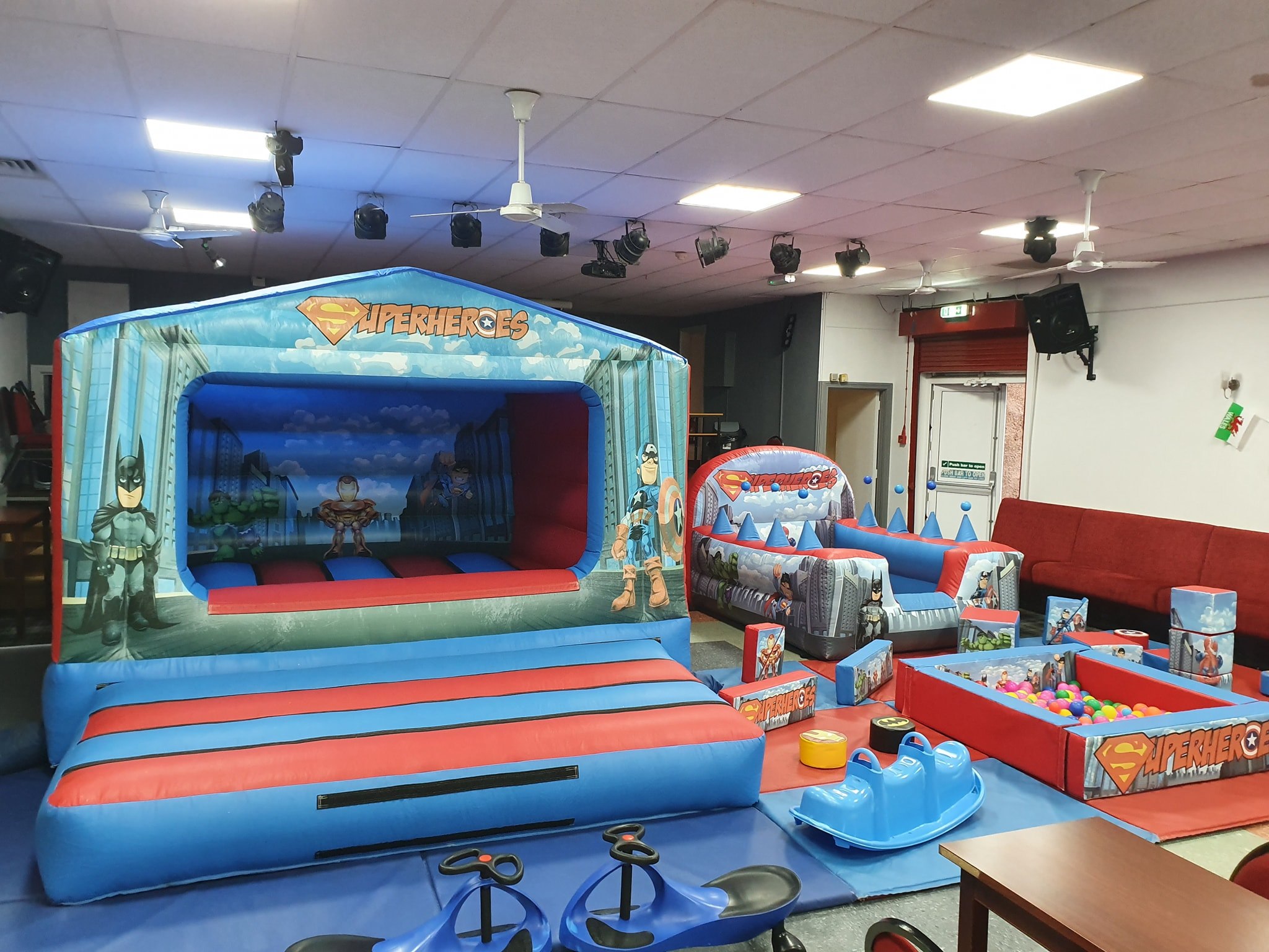 Superhero Bouncy Castle Hire in Cardiff, Rhondda Cynon Taff & Bridgend